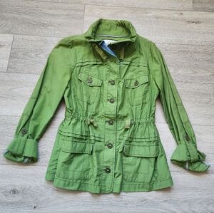 Anthropologie Daughters Of The Liberation Green Jacket Womens 2 Utility